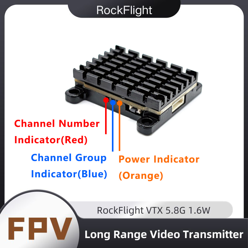 RockFlight TX663 VTX 5.8G 48CH - огляд і ціна - Remote Control (Rc) Drone