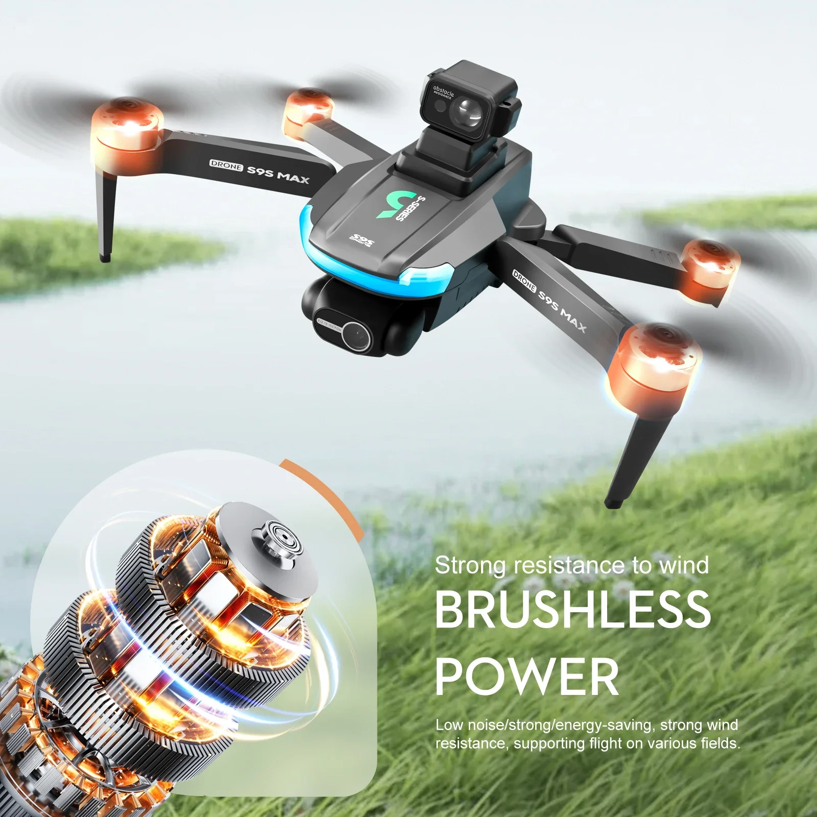 NEW S9S MAX MINI Drone 4K 2-Ax - огляд і ціна Drone Rc Cable