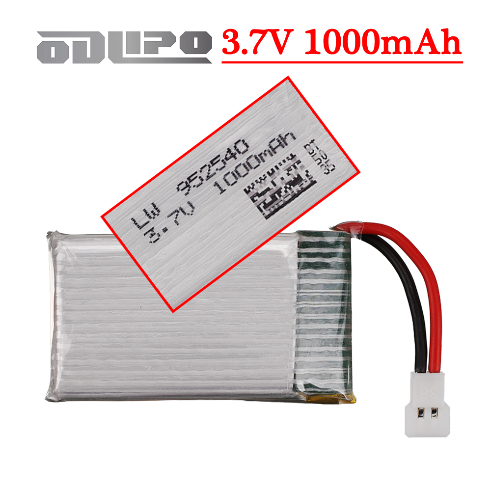 3.7V 1000mAh 25C Lipo Battery  - огляд і ціна Drone Mjx Rc