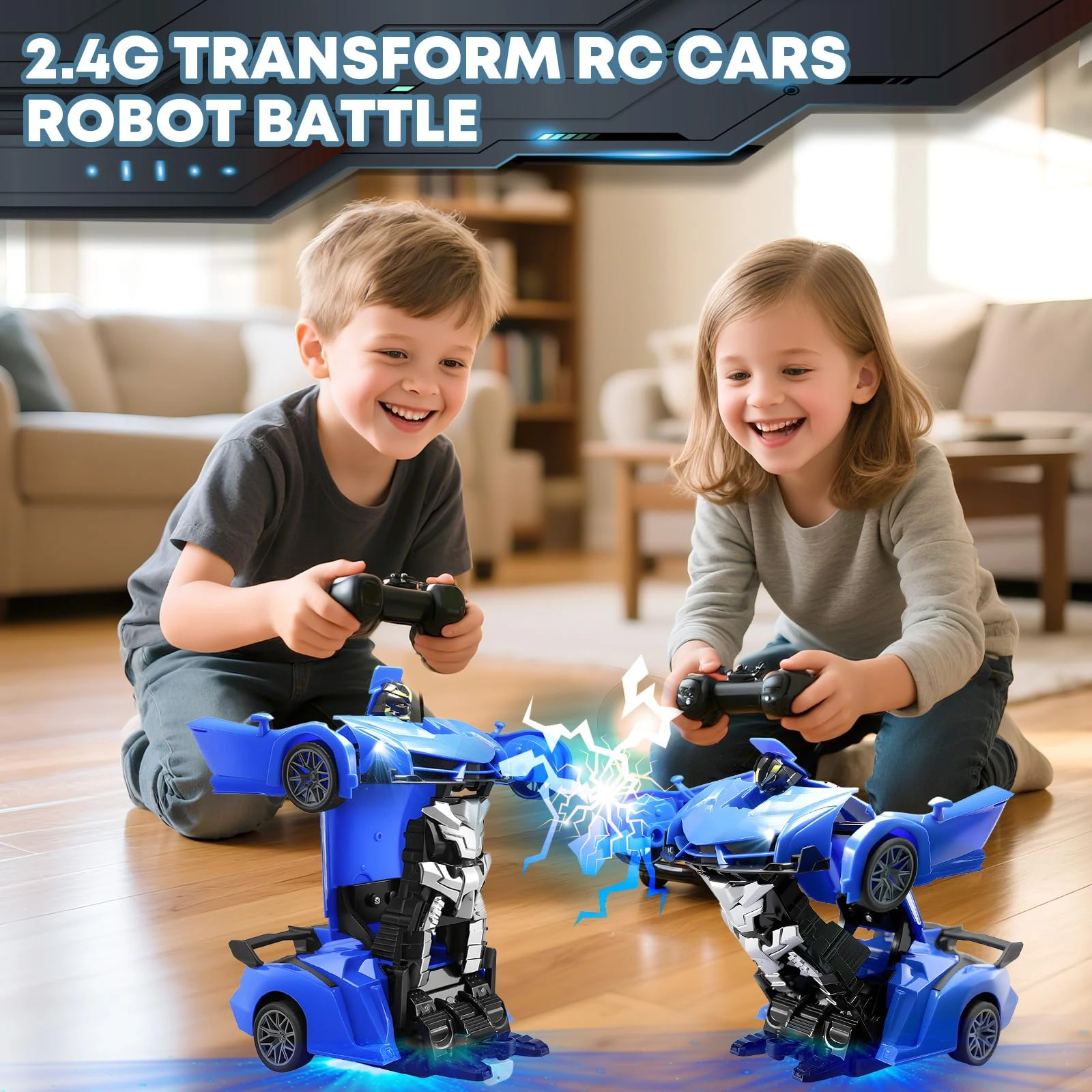 2 In 1 RC Transforming Car Rob - огляд і ціна Drone Or Rc Car