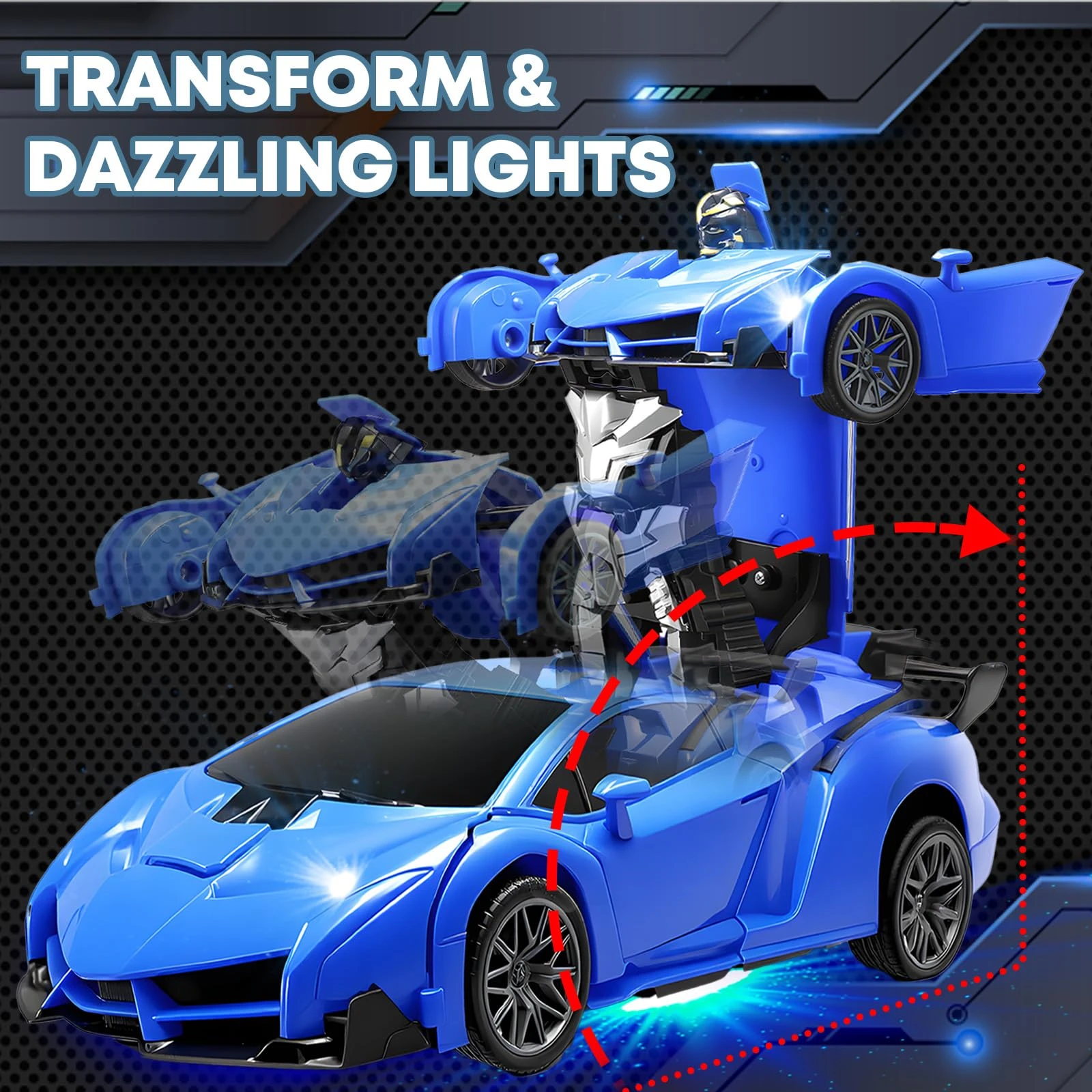 2 In 1 RC Transforming Car Rob - огляд і ціна Drone Or Rc Car