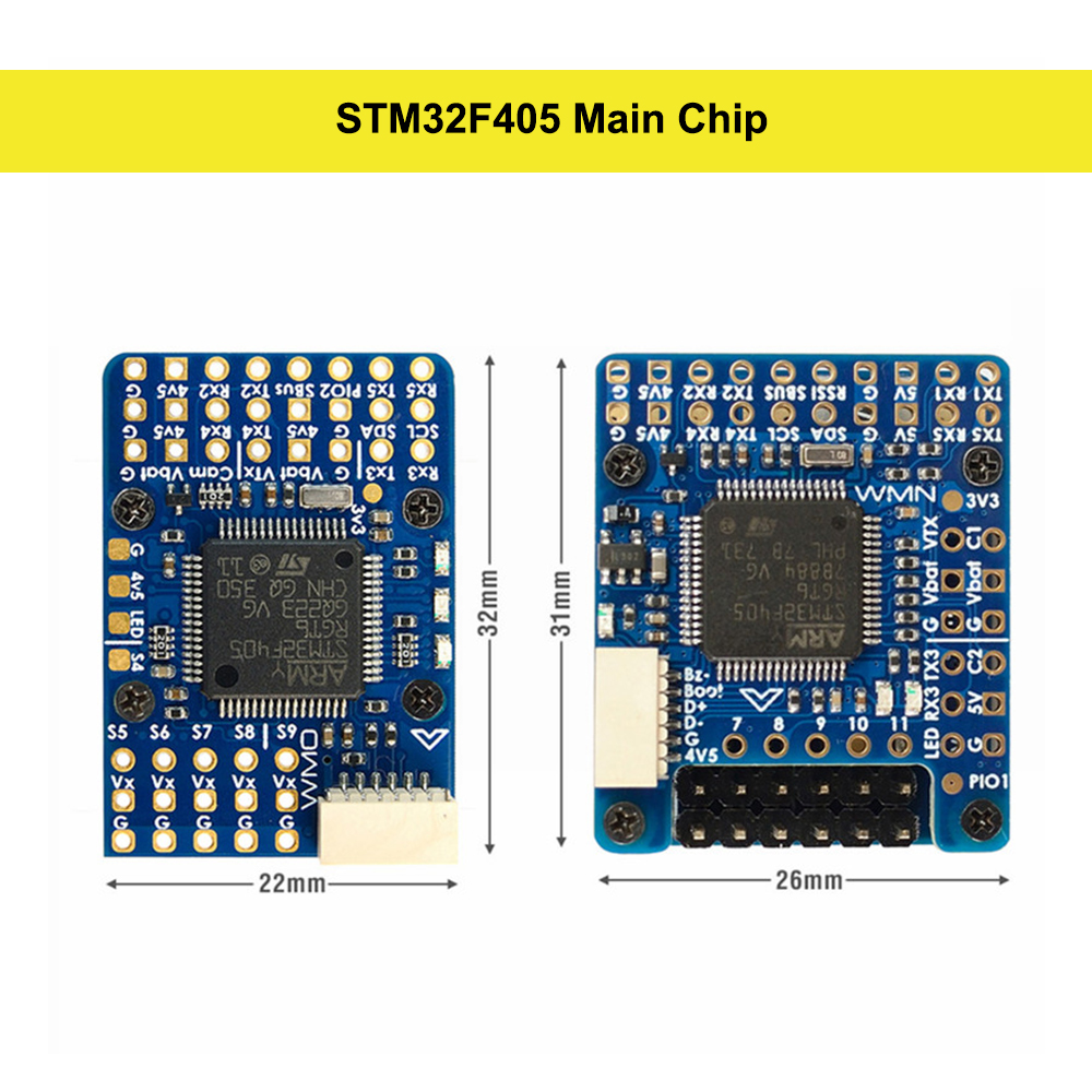 MATEK F405-WMO FC STM32F405 IC - огляд і ціна Drone Rc Accessories