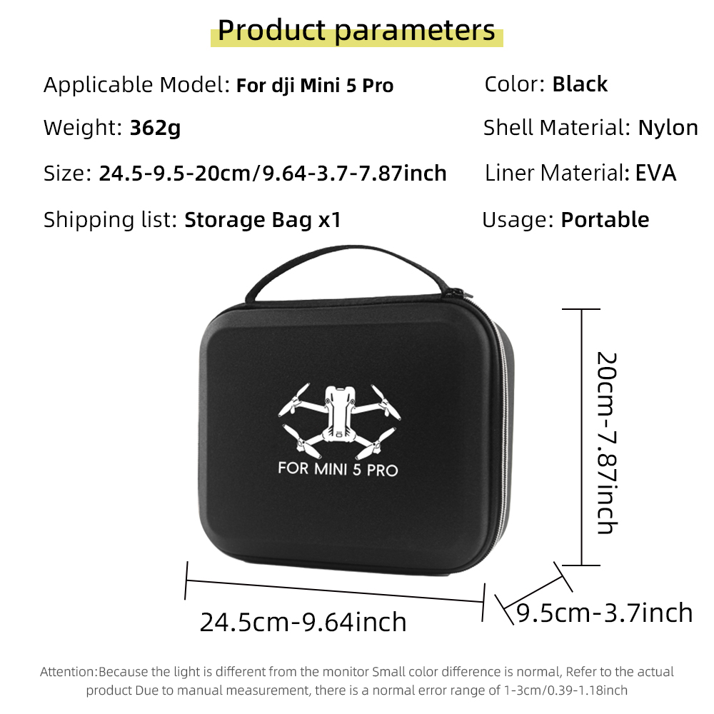 Carrying Case For DJI Mini 5 P - огляд і ціна Drone Rc Controller Cover