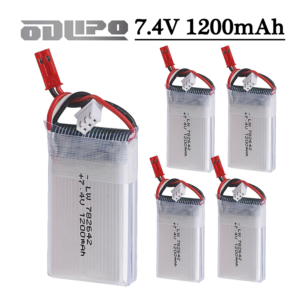 7.4v 1200mah Lipo Battery with - огляд і ціна Drone Mjx Rc