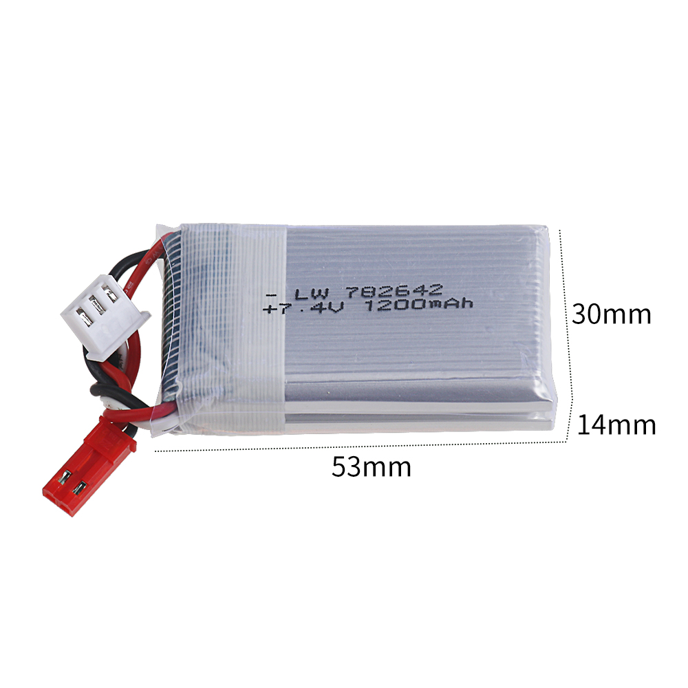 7.4v 1200mah Lipo Battery with - огляд і ціна Drone Mjx Rc