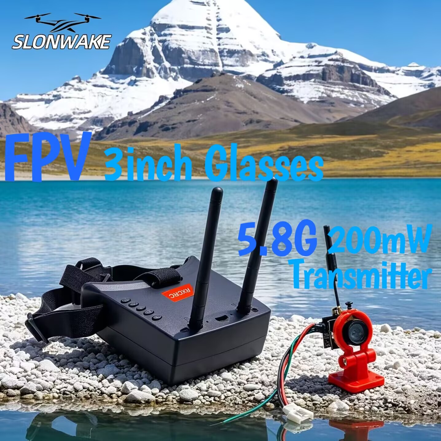 SLONWAKE 5.8G Analog VTX Trans - огляд і ціна Drone Rc Camera