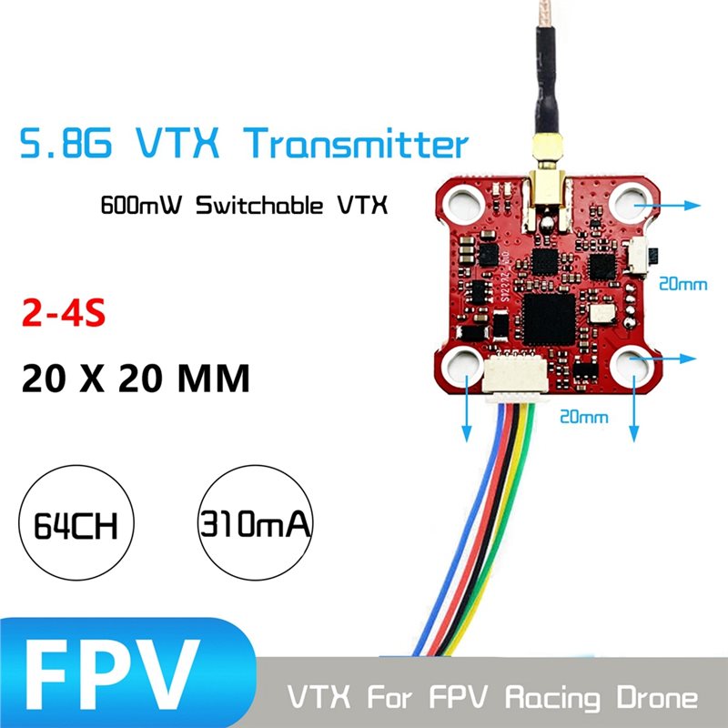 B27B MINI008 VTX 64CH 5.8G Ana - огляд і ціна Drone Rc Signal