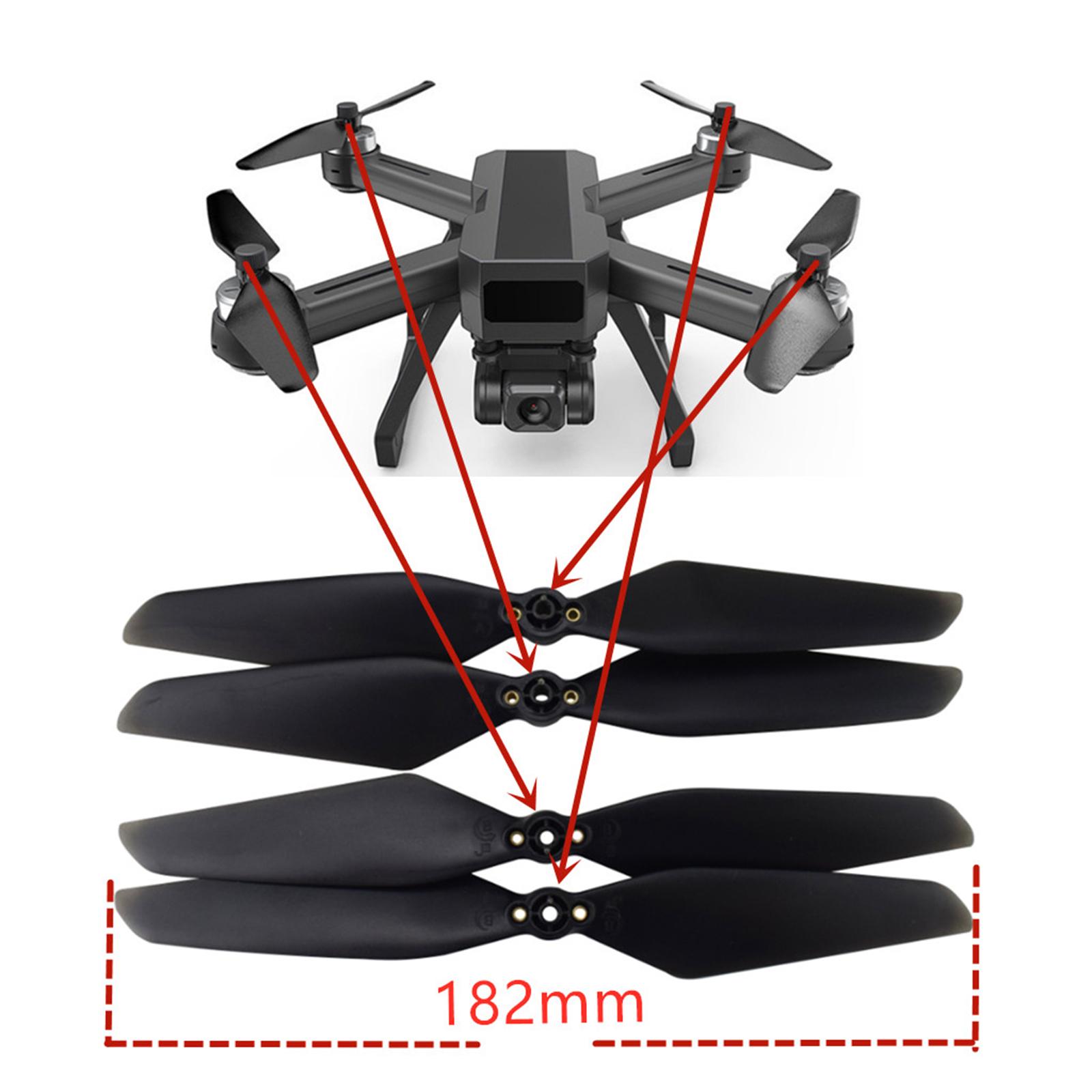 Black Plastic Propeller Prop R - огляд і ціна Drone Mjx Rc
